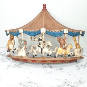 Vintage Merry Go Round Carousel Wall Decor